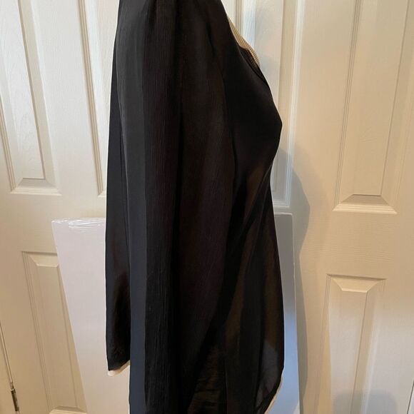 Viviana Uchitel Silk Blouse size 2 - Picture 7 of 10
